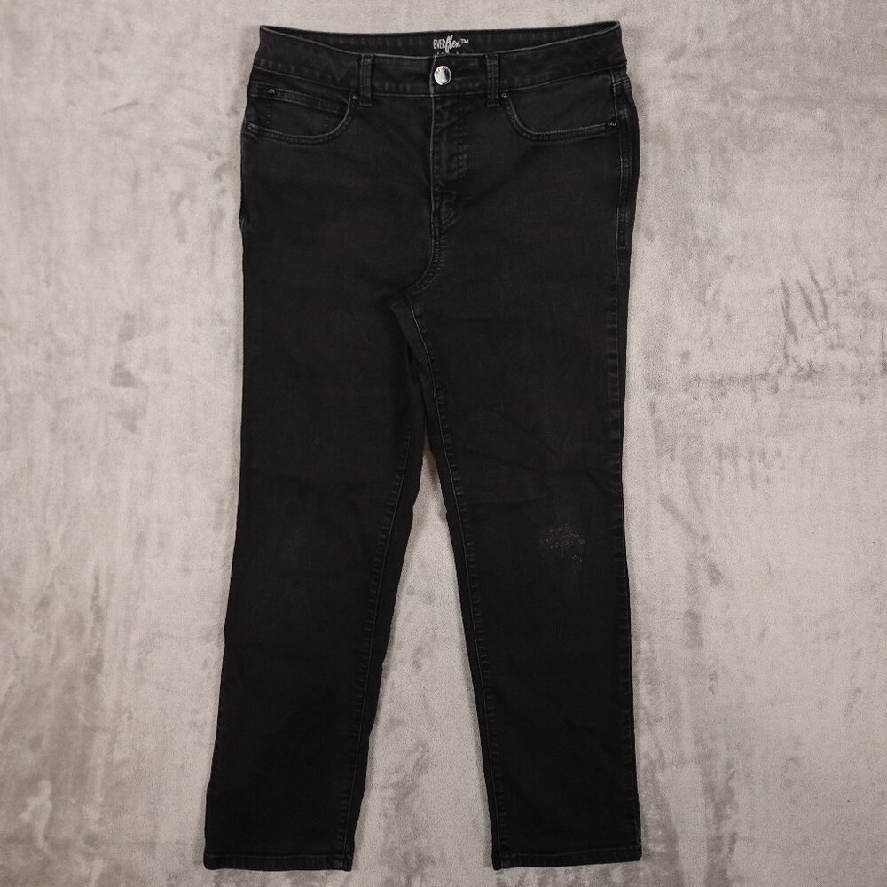 Maurices Jeans Everflex High-Rise slim Women’s Size 12 Regular Black